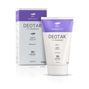 Deotak Krem Deodorant Unisex 35ML Soft (Hassas Cilt) (2 Li Set)