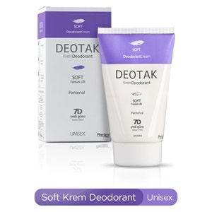 Deotak Krem Deodorant Unisex 35ML Soft (Hassas Cilt) (2 Li Set)