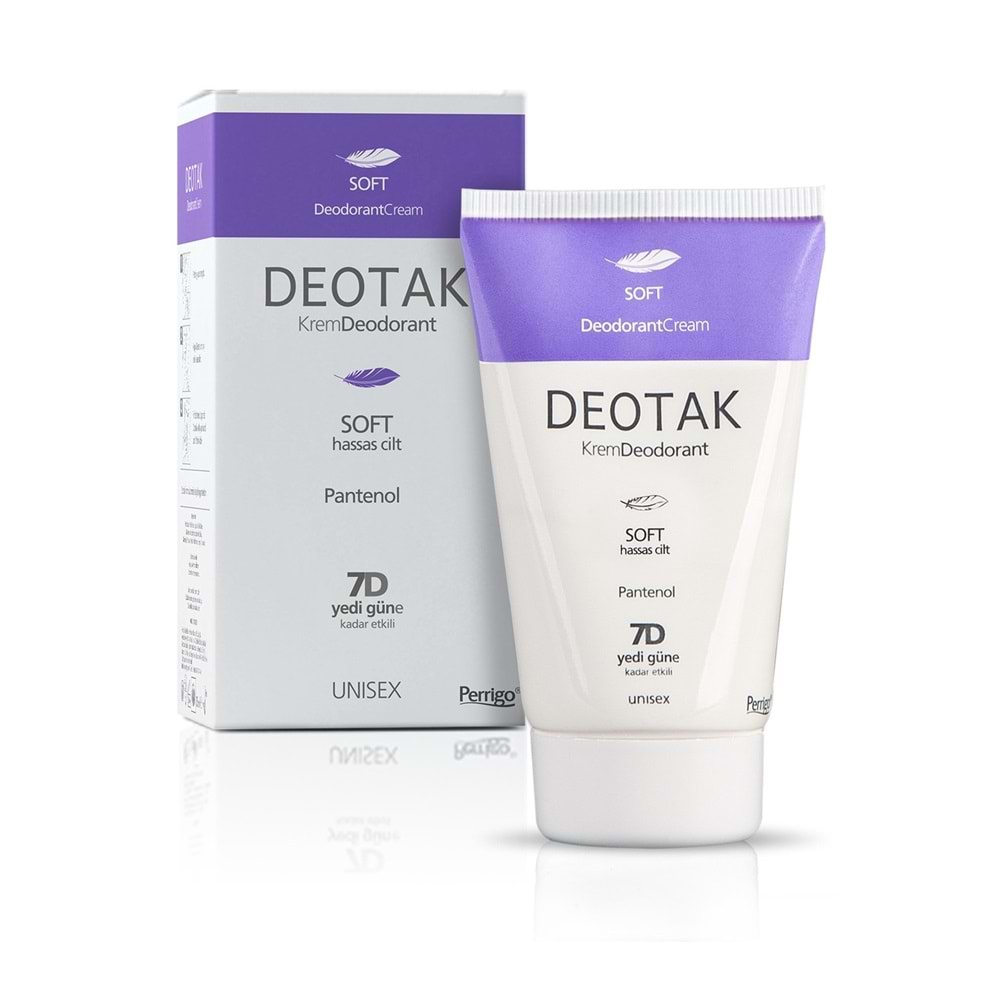 Deotak Krem Deodorant Unisex 35ML Soft (Hassas Cilt) (6 Lı Set)