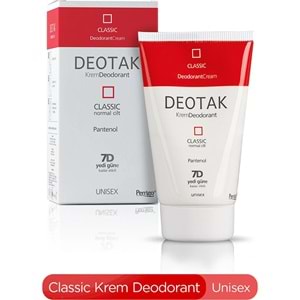 Deotak Krem Deodorant Unisex 35ML (Normal Cilt/Mentol/Hassas/Çay Ağacı Yağı) Karma (16 Lı Set)