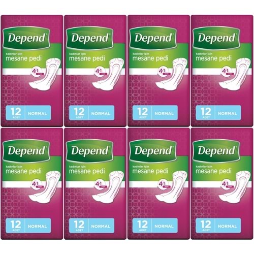Depend Mesane Pedi Kadın Normal 96 Adet