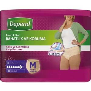 Depend Emici Külot Yetişkin Bezi Avantaj Pk Orta Kadın 64 Adet