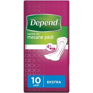 Depend Emici Külot Lohusa Pedi XL - Kadın (10 Adet)+Mesane Pedi Kadın Ekstra (10 Lu) 4 Lü Set