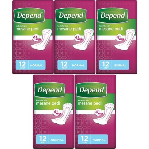 Depend Mesane Pedi Kadın Normal 60 Adet