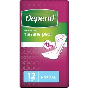 Depend Mesane Pedi Kadın Normal 240 Adet