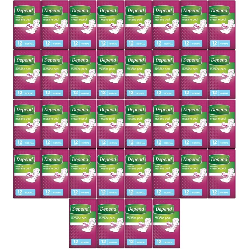 Depend Mesane Pedi Kadın Normal 432 Adet