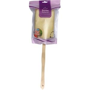 Derma Naturel Palmiye Örme Sopalı Banyo Sırt Lifi (8*24CM) MS-09 (5 Li Set)