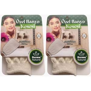 Derma Naturel Özel Banyo Kesesi MS-07 (2 Li Set)