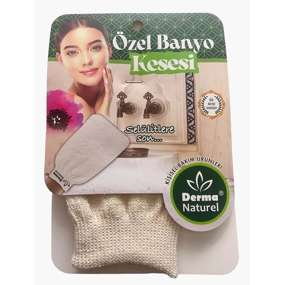 Derma Naturel Özel Banyo Kesesi MS-07 (2 Li Set)