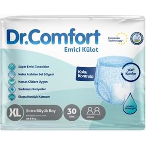 Dr.Comfort Yetişkin Bezi Emici Külot Ekstra Büyük XL 240 Adet 8Pk x 30