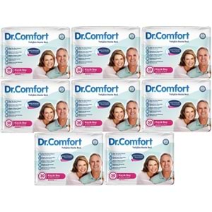 Dr.Comfort Yetişkin Bezi Bel Bantlı Tekstil Yüzeyli M - Orta - Medium 240 Adet