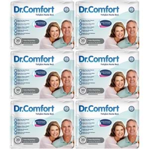 Dr.Comfort Yetişkin Bezi Bel Bantlı Tekstil Yüzeyli XL - Ekstra Büyük 180 Adet