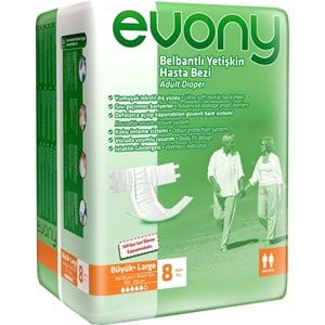Evony Hasta Bezi Bel Bantlı Ekonomik Pk Büyük - L 48 Adet