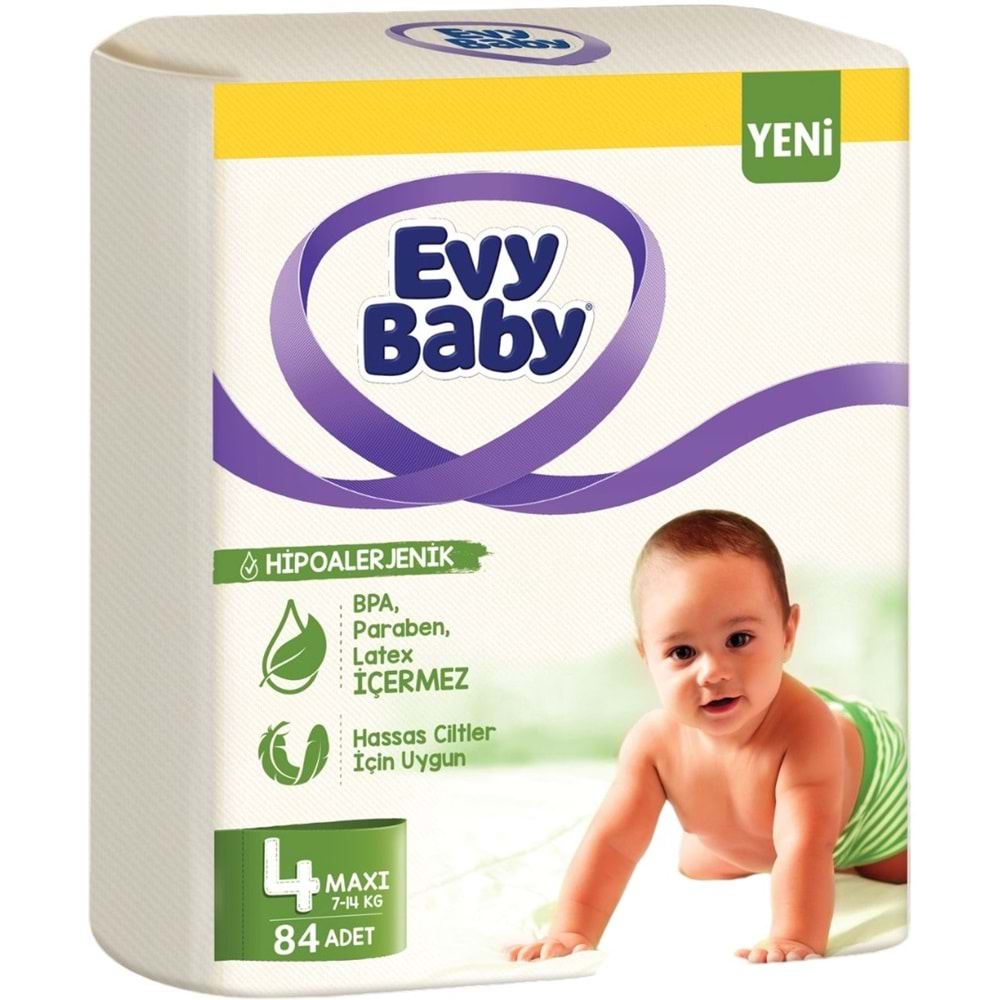 Evy Baby Bebek Bezi 4 Beden 7-14 KG Maxi 420 Adet MeGa Süper Fırsat Pk