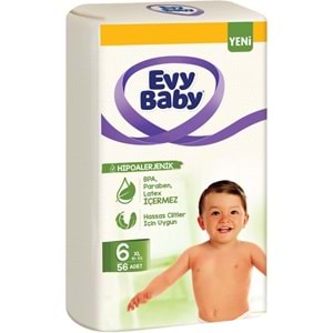 Evy Baby Bebek Bezi 6 Beden 15+ KG Ekstra large 224 Adet Avantaj Süper Fırsat Pk