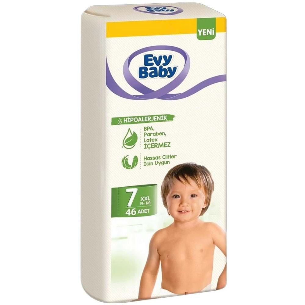 Evy Baby Bebek Bezi 7 Beden 19+ KG XXLarge 92 Adet Ekonomik Süper Fırsat Pk