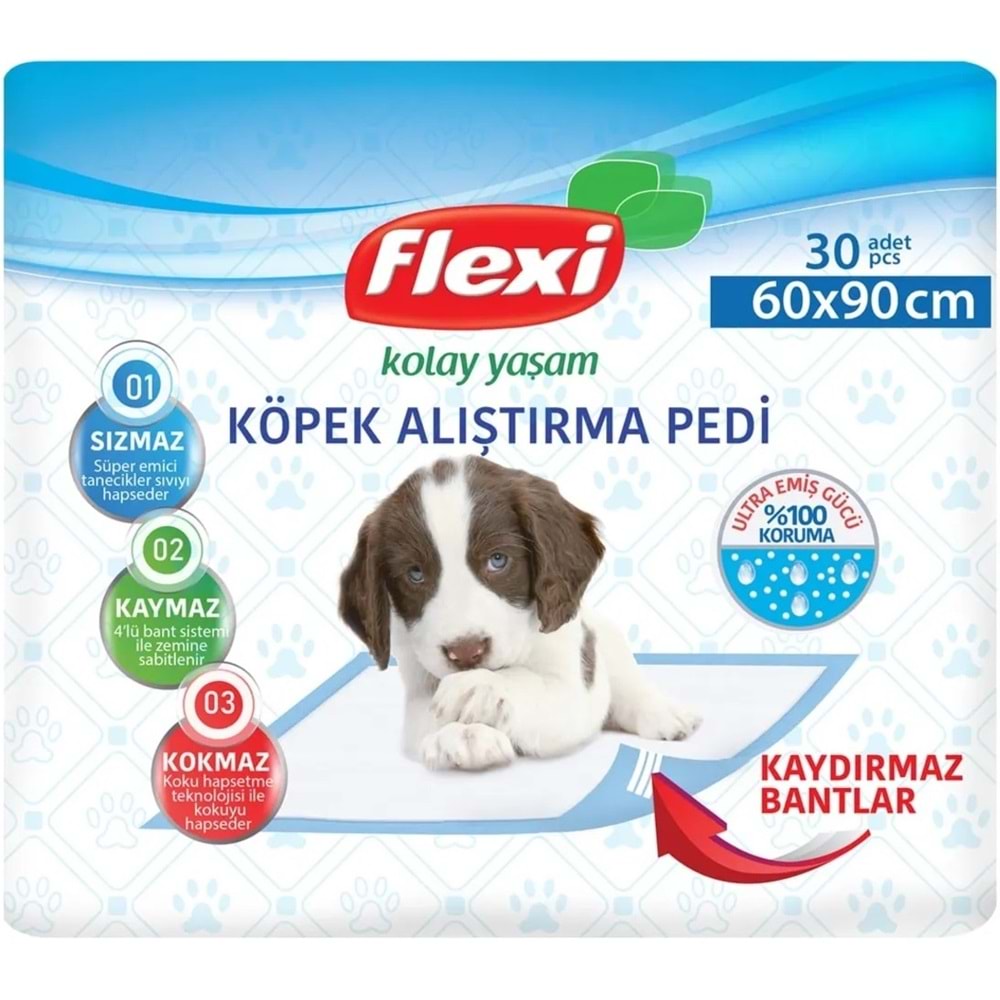 Flexi Evcil Hayvan Köpek Alıştırma Tuvalet Eğitim Pedi 60*90 CM 120 Adet