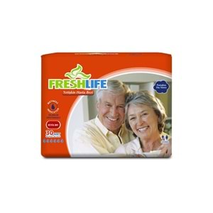 FreshLife Yetişkin Hasta Bezi Bel Bantlı L - Large - Büyük 150 Adet (5PK*30)