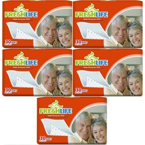 FreshLife Hasta Yatak Koruyucu 90*180CM 150 Adet (5PK*30)