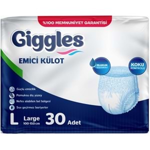 Giggles Hasta Bezi Yetişkin Emici Külot L-Büyük 360 Adet (12Pk*30)