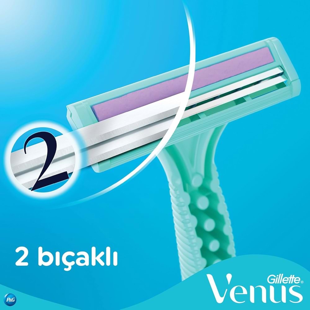 Gillette Simply Venus 2 Kullan At Kadın Tıraş Bıçağı 36 Lı Set (9PK*4)