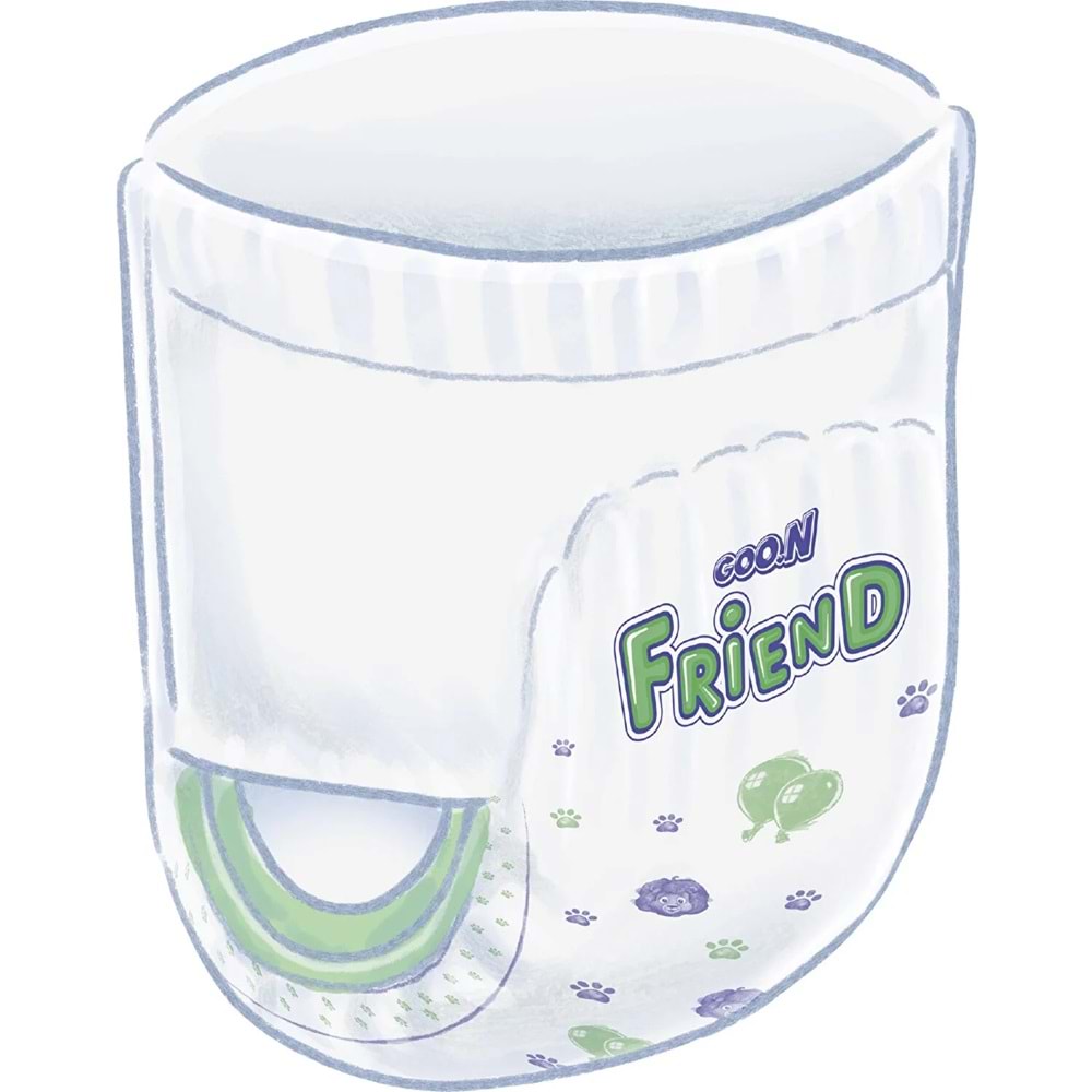 Goon Friend Külot Bebek Bezi Beden:7 (17-30KG) XX Large 168 Adet Avantaj Fırsat Pk