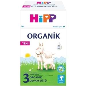 Hipp Organik Keçi Sütü Bazlı Devam Sütü 400GR No:3 (12.Aydan İtibaren) (2 Li Set)