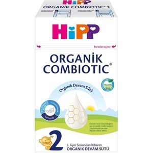 Hipp Organik Combiotic Devam Sütü 600GR No:2 (6-12 Ay) (5 Li Set)