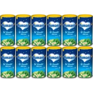 Humana İyi Geceler Çayı 200GR (Melisa Yağı İçeren Karışık Bitki İçecek Tozu) (12 Li Set)