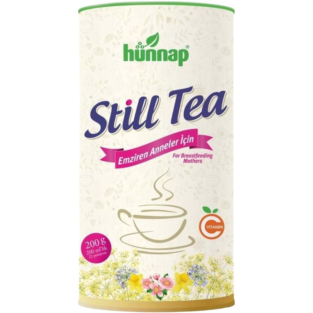 Hünnap Still Tea Emziren Anneler İçin Süt Arttırıcı İçecek 200GR + Bebe Bisküvisi 400GR (2 Li Set)