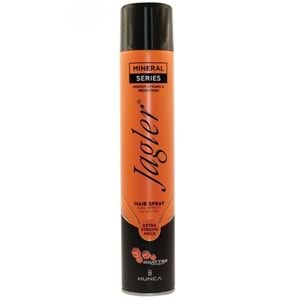 Jagler Saç Spreyi 400ML Extra Strong Hold - Ekstra Güçlü Tutuş (Turuncu) (5 Li Set)