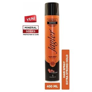 Jagler Saç Spreyi 400ML Extra Strong Hold - Ekstra Güçlü Tutuş (Turuncu) (5 Li Set)