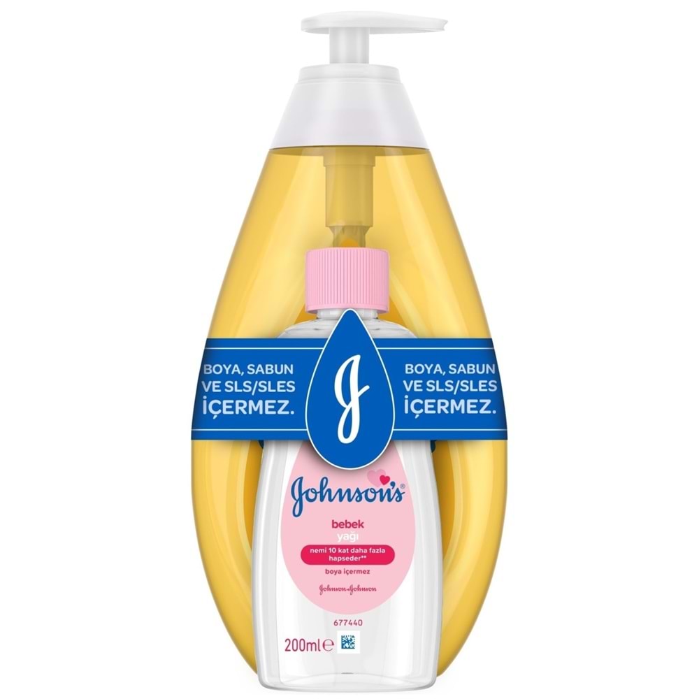Johnsons Baby Bebek Şampuanı Klasik 750Ml+Bebek Yağı 200Ml (5 Li Set)