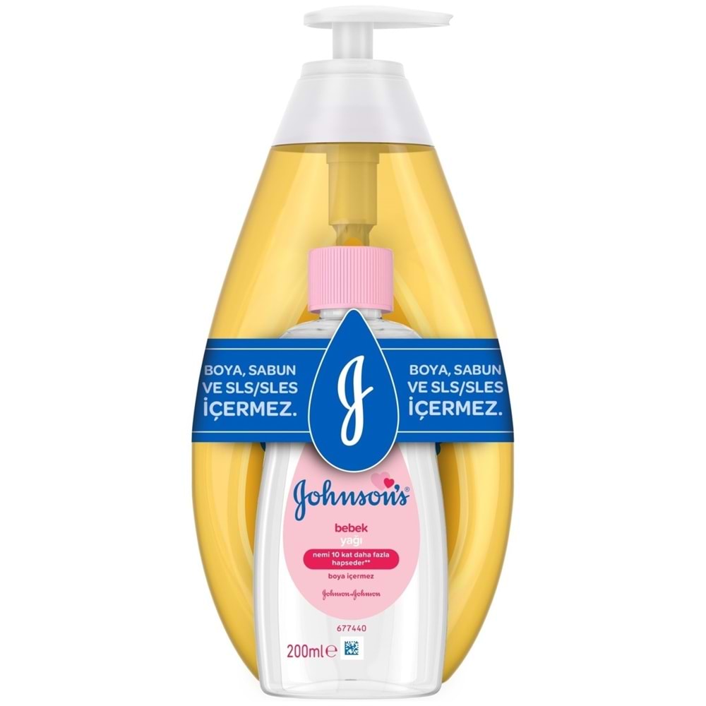 Johnsons Baby Bebek Şampuanı Klasik 750Ml+Bebek Yağı 200Ml (12 Li Set)