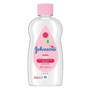 Johnsons Baby Bebek Yağı 200ML Nemlendirici (Pembe) (5 Li Set)