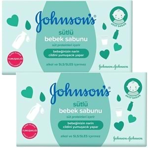 Johnsons Baby Bebek Sabunu 90GR Sütlü 4 Lü Set (2PK*2)