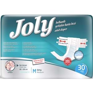 Joly Yetişkin Bezi Bel Bantlı M - Orta - Medium 120 Adet