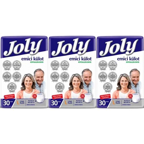 Joly Emici Külot Yetişkin Bezi L - Büyük - Large 90 Adet