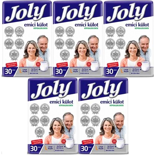 Joly Emici Külot Yetişkin Bezi L - Büyük - Large 150 Adet