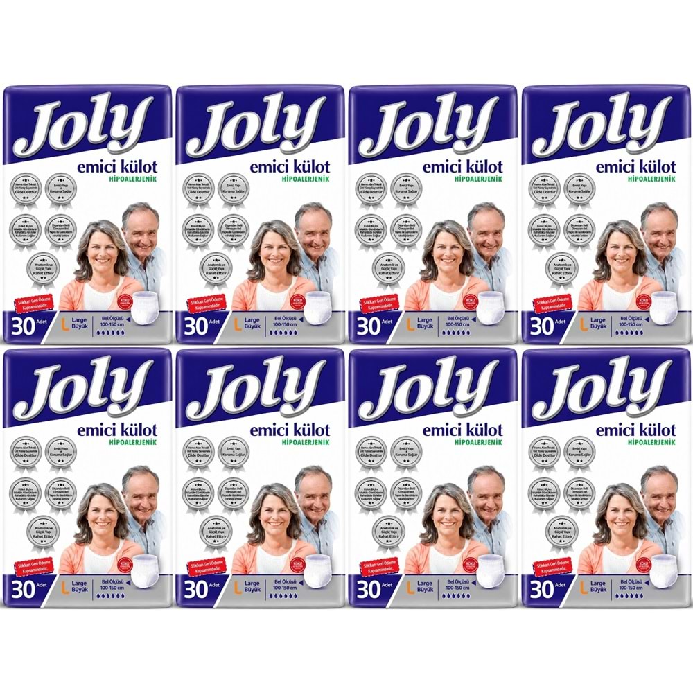 Joly Emici Külot Yetişkin Bezi L - Büyük - Large 240 Adet