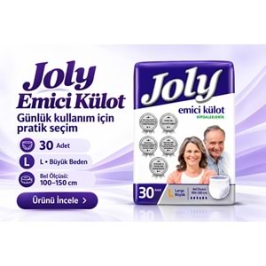 Joly Emici Külot Yetişkin Bezi L - Büyük - Large 270 Adet