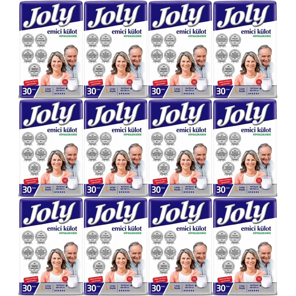 Joly Emici Külot Yetişkin Bezi L - Büyük - Large 360 Adet