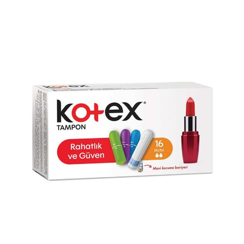 Kotex Tampon Mini 32 Li Set (2PK*16)