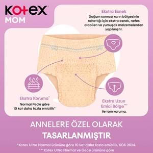 Kotex Mom Lohusa Külodu - Külot Bez S - Small - Küçük / M - Medium - Orta 32 Li Set (4PK*8)