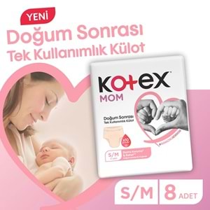 Kotex Mom Lohusa Külodu - Külot Bez S - Small - Küçük / M - Medium - Orta 48 Li Set (6PK*8)