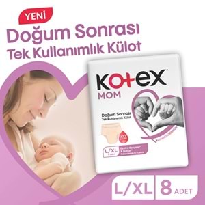 Kotex Mom Lohusa Külodu - Külot Bez L - Large - Büyük / XL - Extra Large - 72 Li Set (9PK*8)