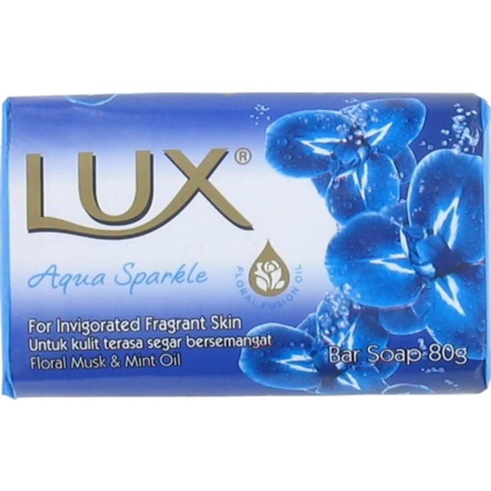 Lux Sabun 80GR Aqua Sparkle (Su Gibi Işıltı) (36 Lı Set)