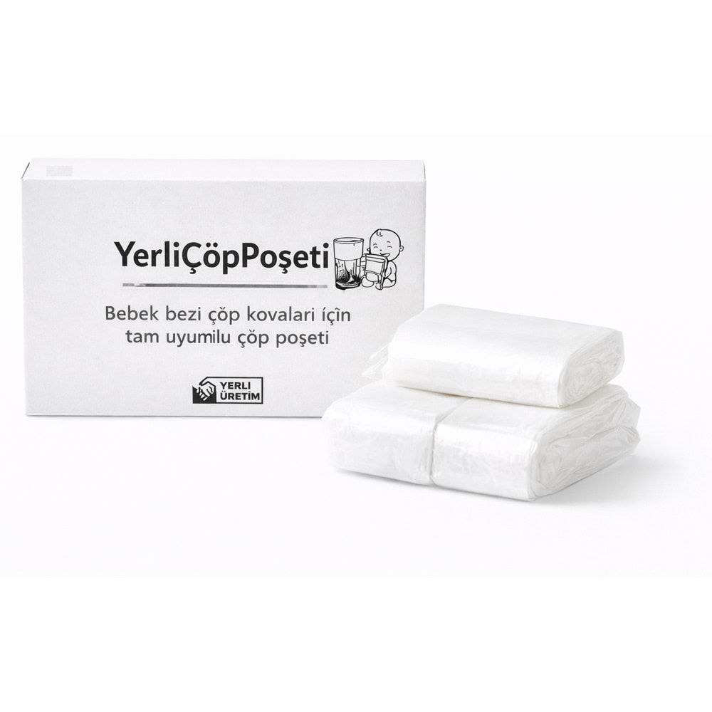 Mandaş Tommee Tippee Twist & Click Çöp Poşeti Tam Uyumlu Yerli (3 Lü Yedek Set) KOVASIZ (2 Li Set)