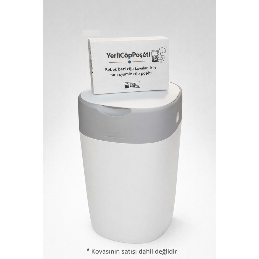 Mandaş Tommee Tippee Twist & Click Çöp Poşeti Tam Uyumlu Yerli (3 Lü Yedek Set) KOVASIZ (9 Lu Set)