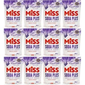 Miss Soda Plus Çamaşır Sodası 500 GR Lavanta (12 Li Set) Toplam 6000 GR